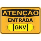   Atenção - Entrada GNV 
